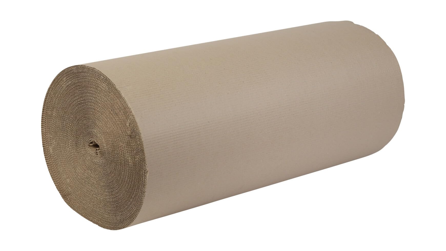 packster 10x Rollenwellpappe Wellpapprolle 120cm 70lfm Braun C-Welle Wellpappe Verpackungsmaterial für sicheren Versand & Lagerung