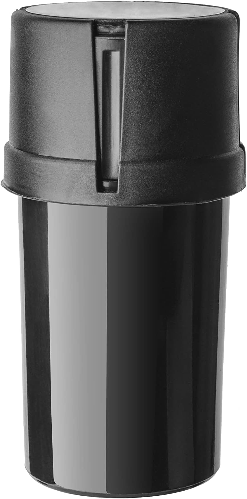 Free Boy Manual Grinder Storage Container,Storage Jar with Built-In Spice Grinders-Black