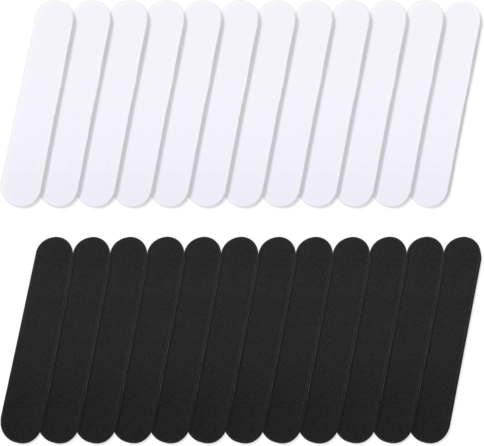 – Prasacco Hat Size Reducer - 24 Pcs Inserts to Make Smaller, Sizing Tape, Foam Sizer Insert, Adjuster Band, Sweat Liner Protector, 3mm (Black White)