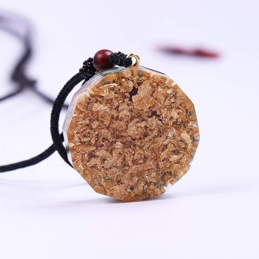 Orgone Metaron Cube Turquoises Orgonite Pendentif Reiki Collier De Guérison, Bleu