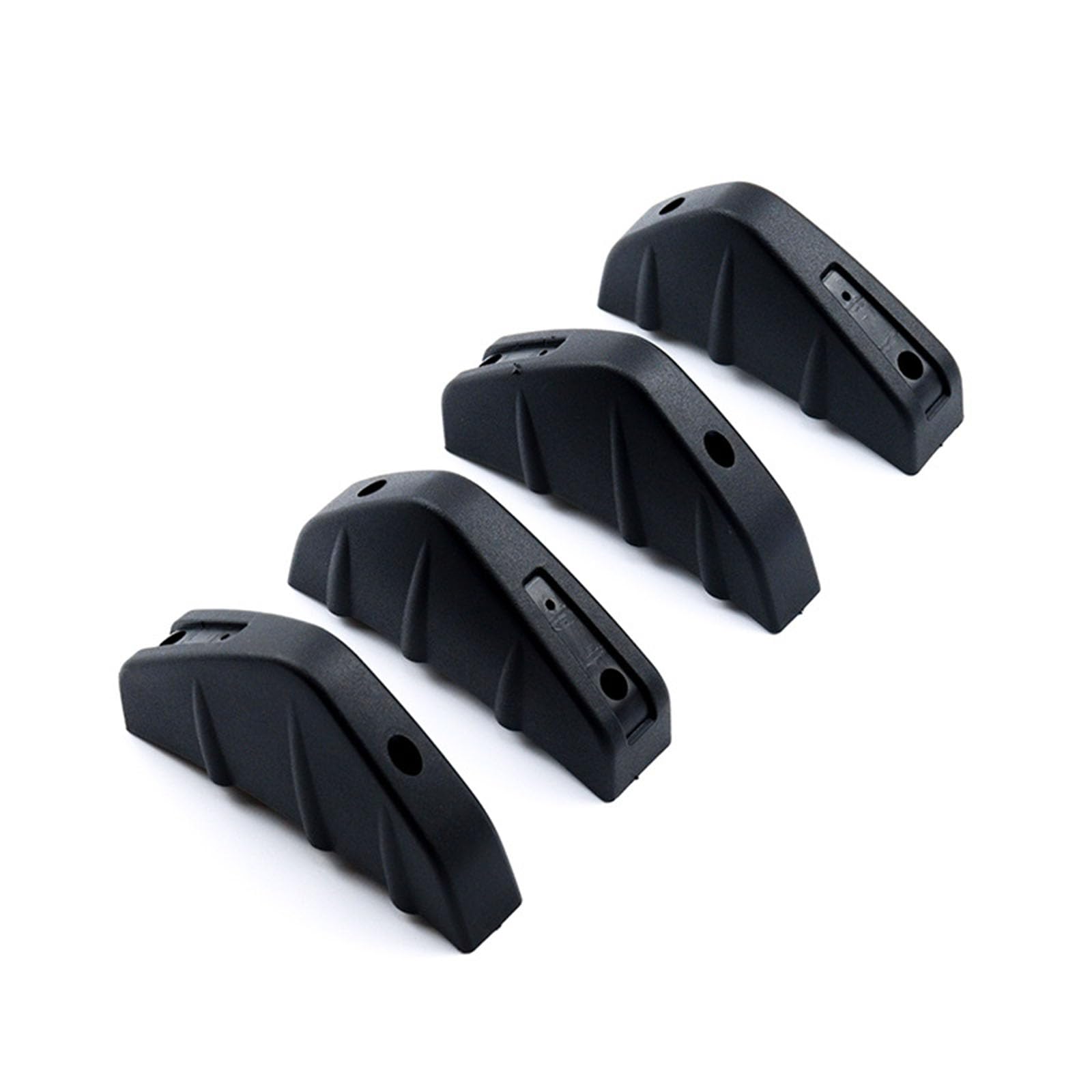 XTDJBHGS Triangular Rear Bumper Spoiler Lip Trim - 4PCS ，Compatible with Benz AMG GLB 35 4MATIC,A - Black