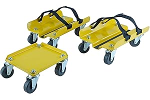 Car Dolly Straps Set of 2 – 1500 Lbs Capacity Snowmobile Dolly