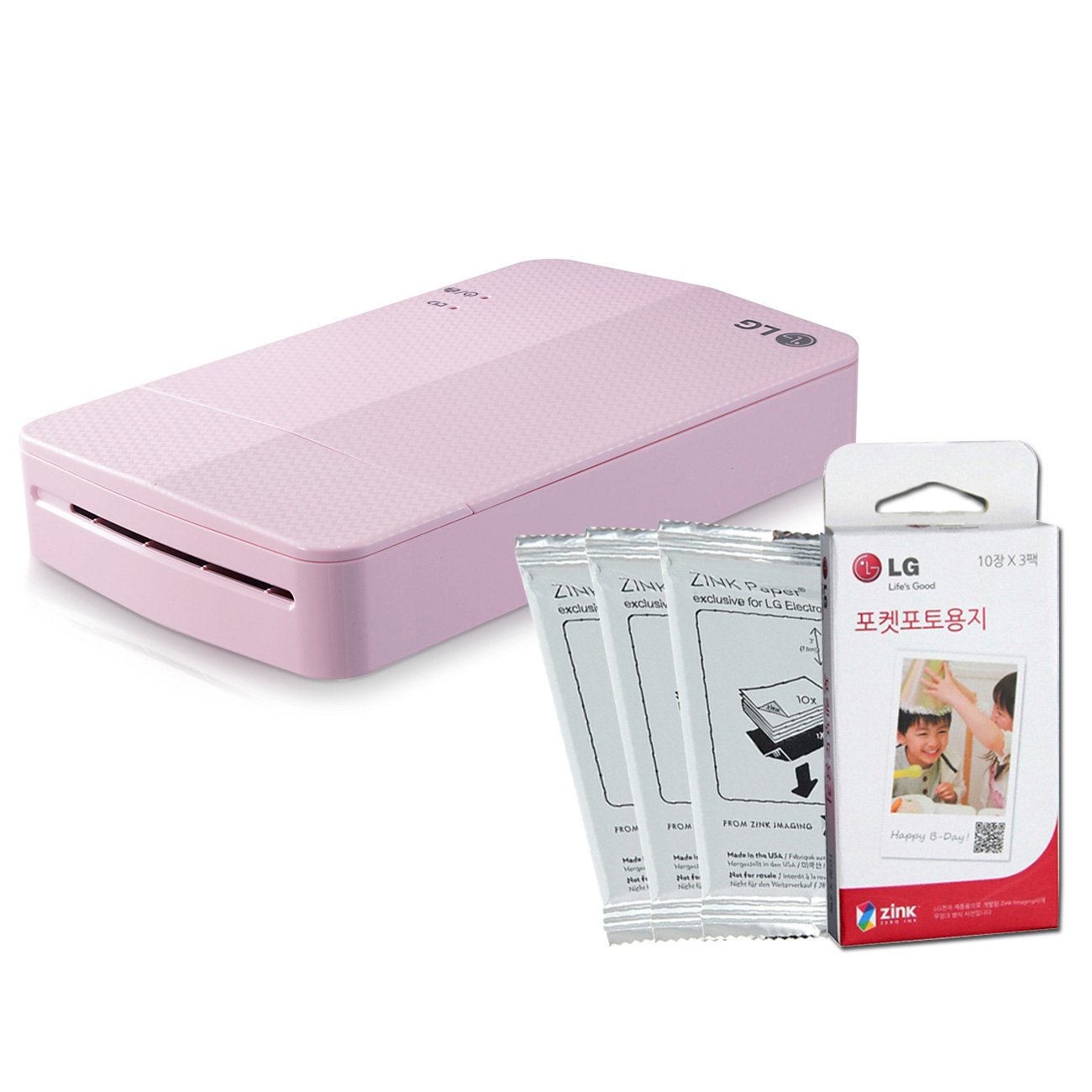 lg pocket photo snap paper