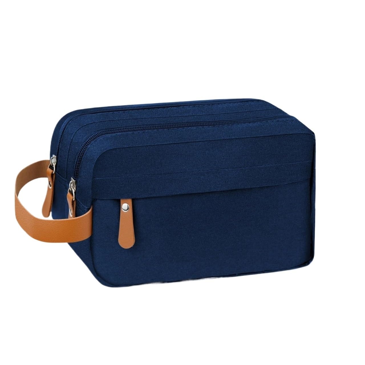 Kosmetiktasche Herren-Kulturbeutel, wasserdichte Reisetasche mit Griff for Toilettenartikel, Rasiertasche for Geschäftsreisen, Toilettenartikel-Zubehör(Blue)