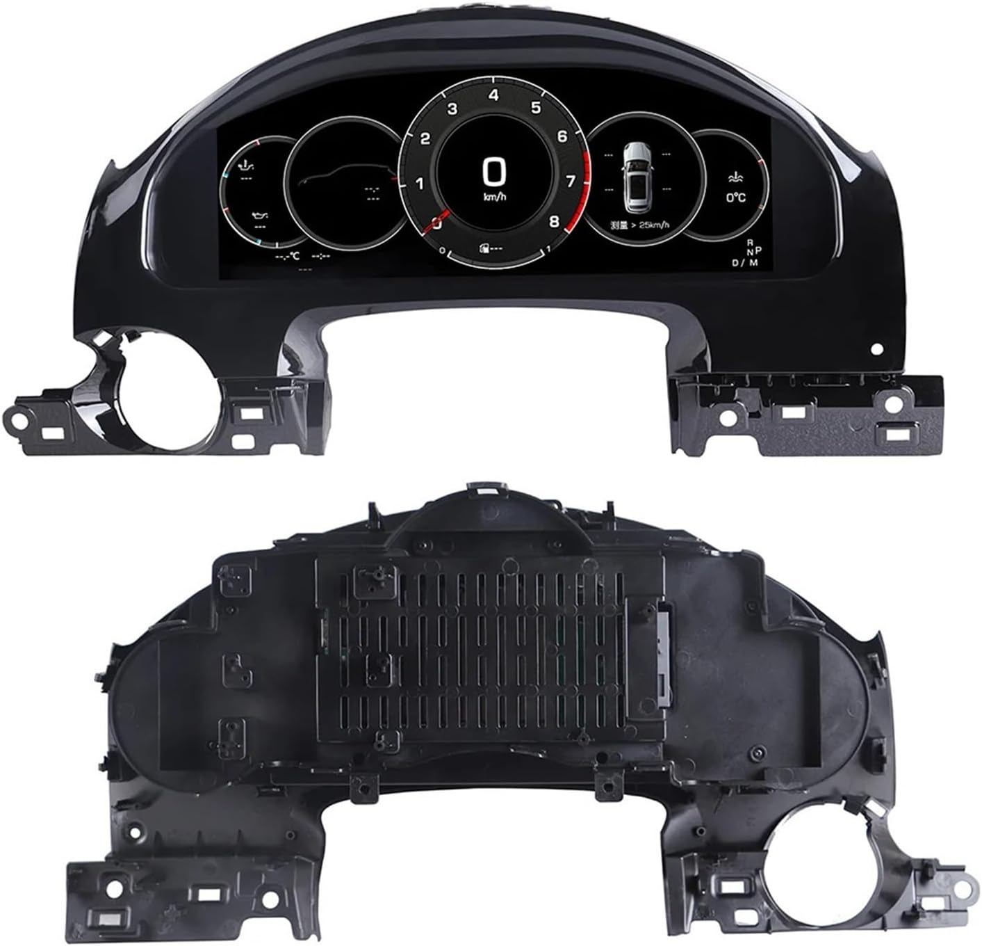 LCD Speedometer Car Dashboard Compatible with Porsche Cayenne 2011-2017 Digital Cluster Virtual Cockpit Instrument Display Panel GPS