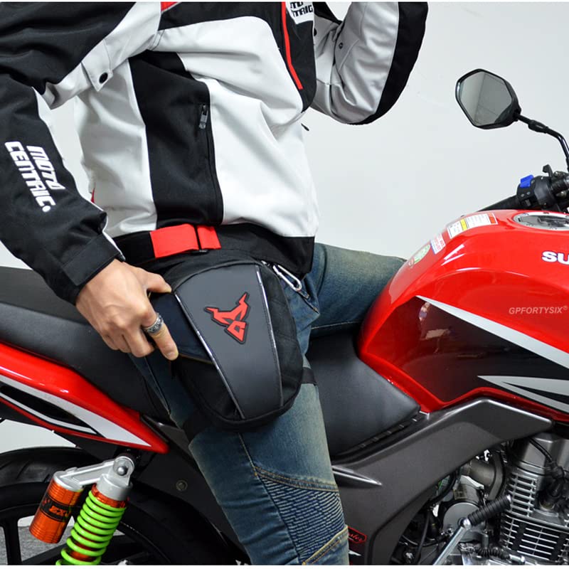 Pernera Moto Motocicleta multifunción Bolsa de Pierna caída Cadera Bum Fanny Pack Impermeable Cintura al Aire Libre Motorbike(Green)