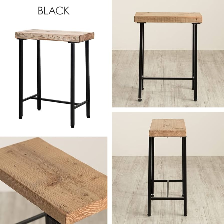 アイアンフレーム スツール 黒 Amazon.co.jp: 在庫処分セール BigOne 鉄脚 スツール チェア 3つ