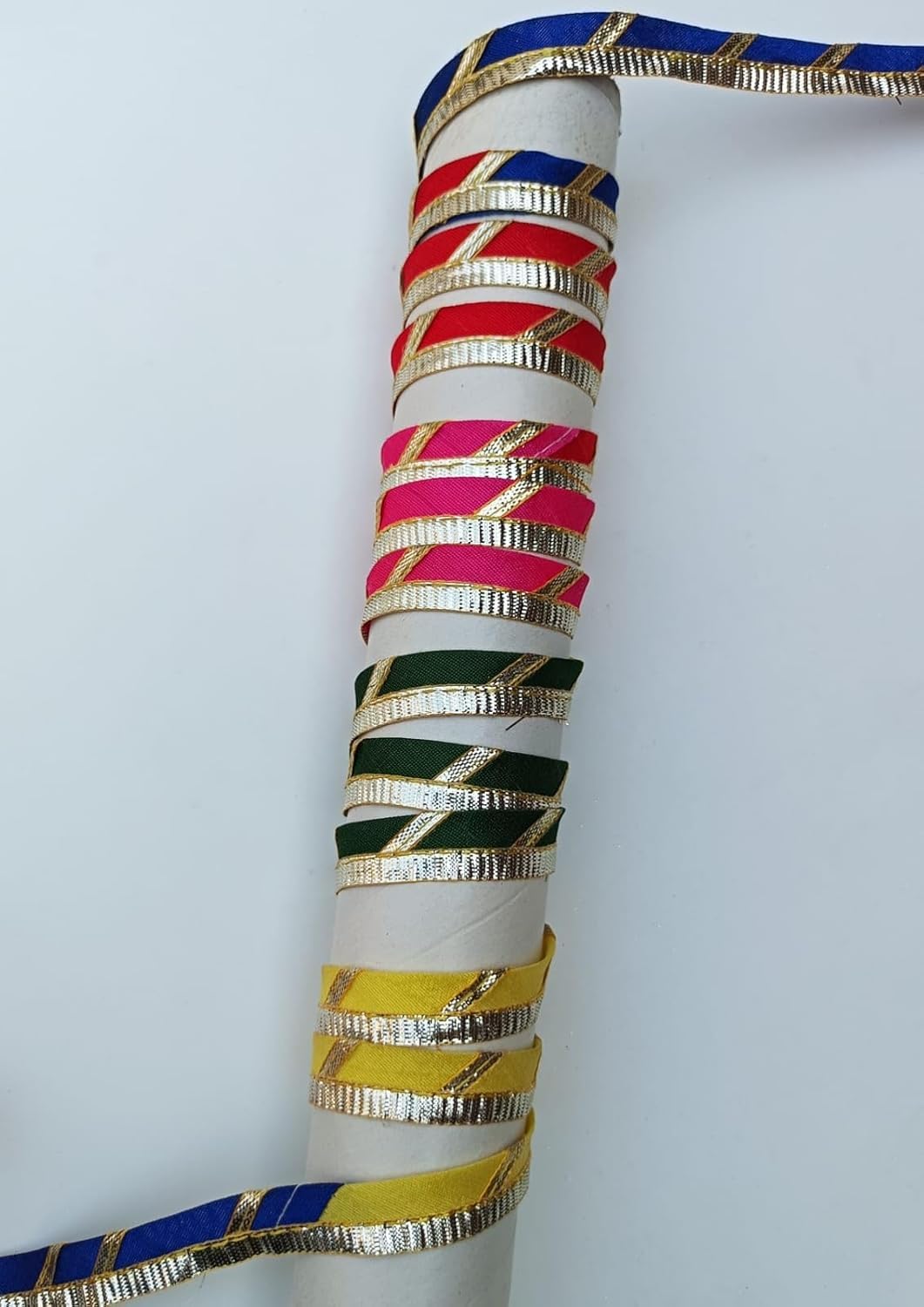 M S ZARIWALA Gota Patti Border Lace Material for Anarkali Suits, Dupatta, Bridal Dresses, Neck Designs, Saree, Lehengas, Palazzo, Blouse Piping Zari Cord Lace (25 Meter, Multi Colour) (B0CQT1HTRL) Amazon Price History, Amazon Price Tracker