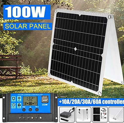 FUSSEM Flexibel Solarmodul 100W 18V Solarpanel Monokristallin Solarzelle Photovoltaik Solarladegerät Solaranlage Mit… – Bild 4