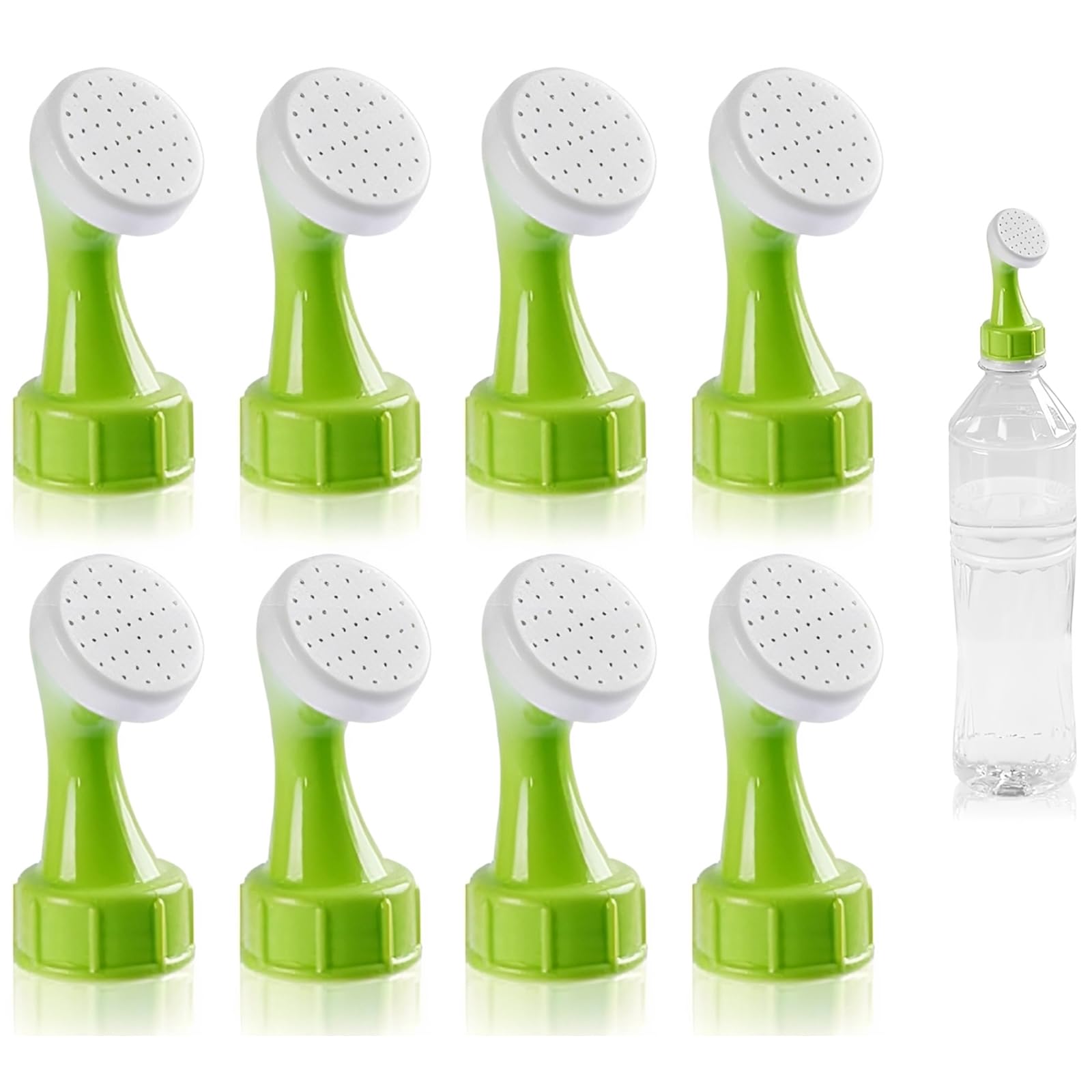 8 Pack Watering Tops for Plastic Bottles Mini Hand Bottle Top Waterers Portable Watering Sprinkler HeadsSeedling Watering and Succulent Care, Leak-Proof DIY Garden Irrigation Tool