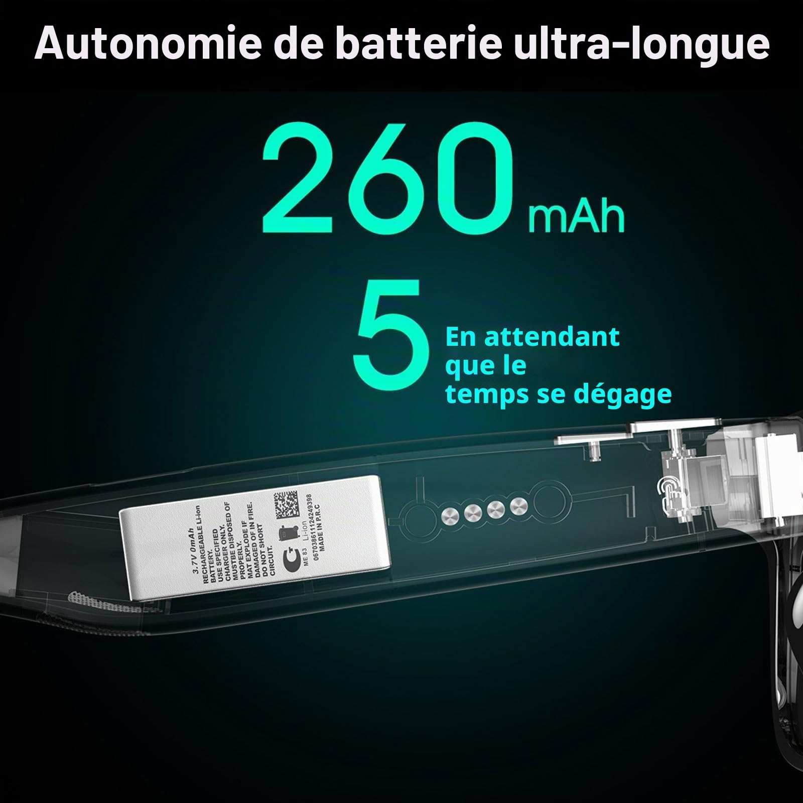 Lunettes Intelligentes Cyanvue AI, Appareil Photo 8 Mpx avec Musique et Appels, Lunettes de Soleil Intelligentes pour Hommes/Femmes, Lunettes Photo Bluetooth avec 144 Traductions (Anti-Bule Light)