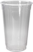 Vista 1 de Fabri-Kal 9509113 Greenware Cold Drink Cups, 24 oz, transparente, 25/manga, 24 mangas/cartón