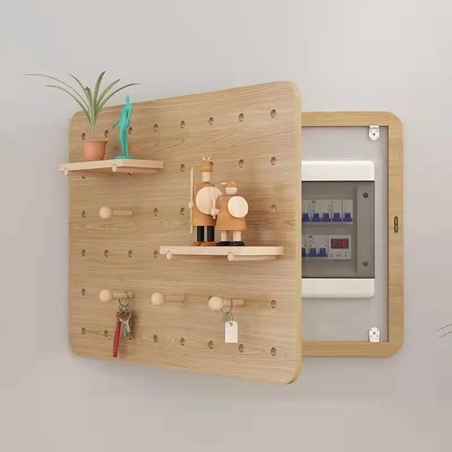 Copertura Contatore Elettrico Da Parete Copertura Decorativa Multifunzionale Copertura Scatola Elettrica,Copri Quadro Elettrico Copertura Scaffale Di Stoccaggio,Facile Da Installare