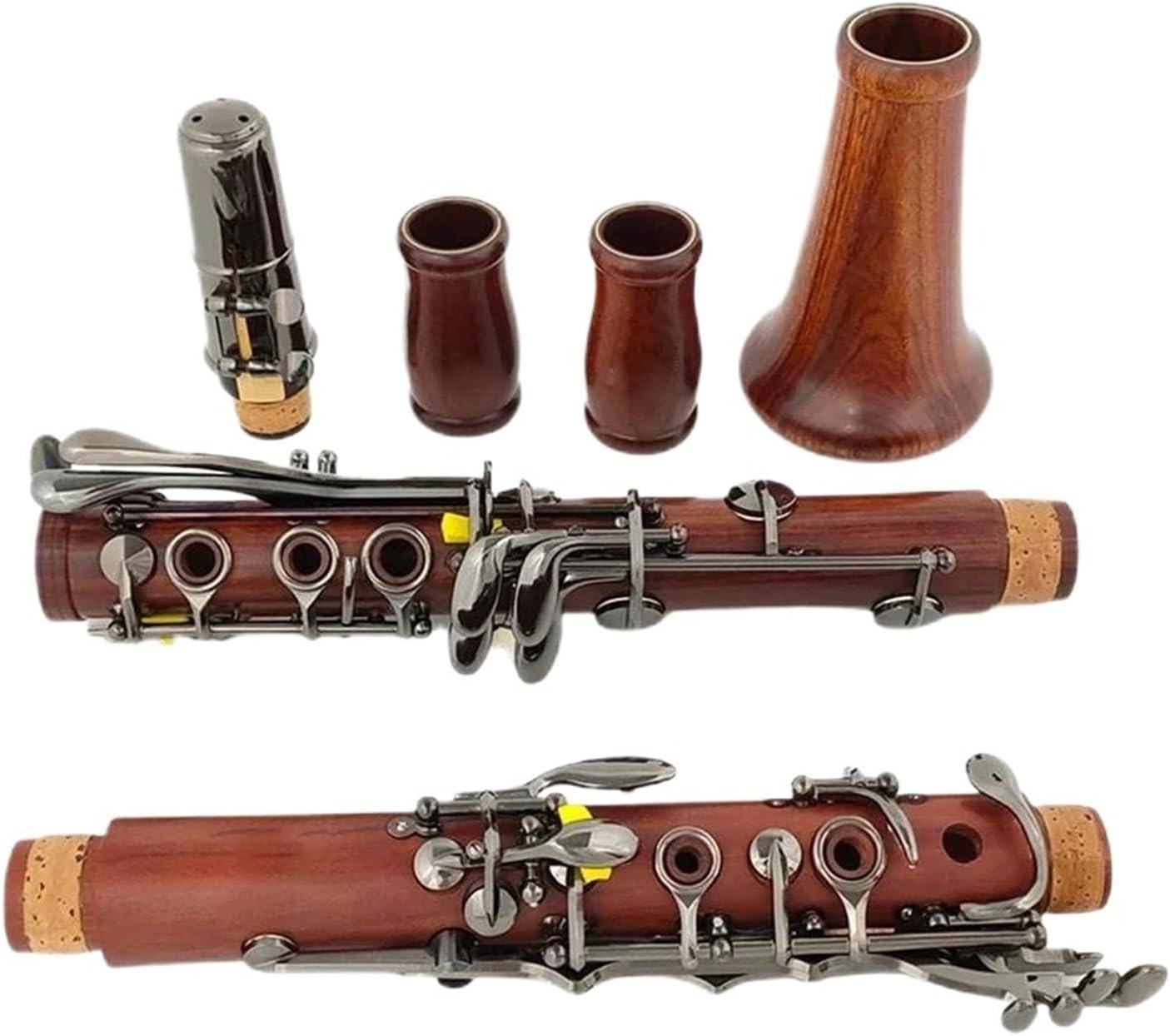 Professional Clarinet Bb Rosewood Black Nickel Keys