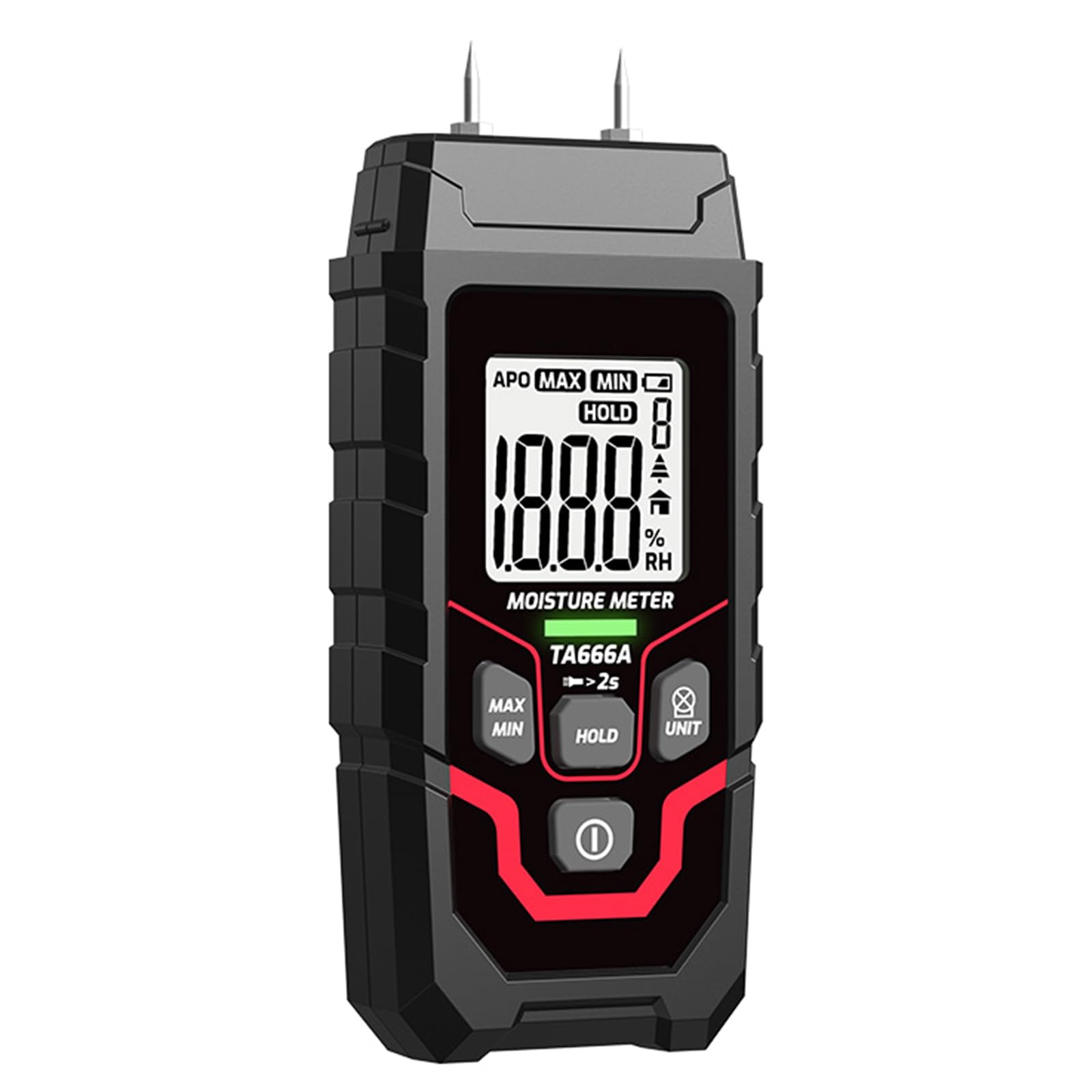Hdoytxxm Accuracy Tester With Abs Housing Wood Meter For Woodworker Builders & Woodworking Projects Hygrometer For Lumber