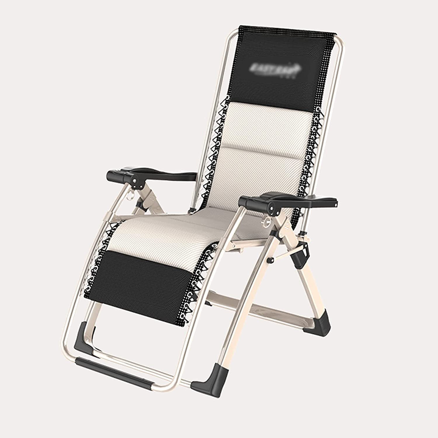 Chaise longue pliante et inclinable pour balcon et extérieur | Lit pliant réglable de loisirs