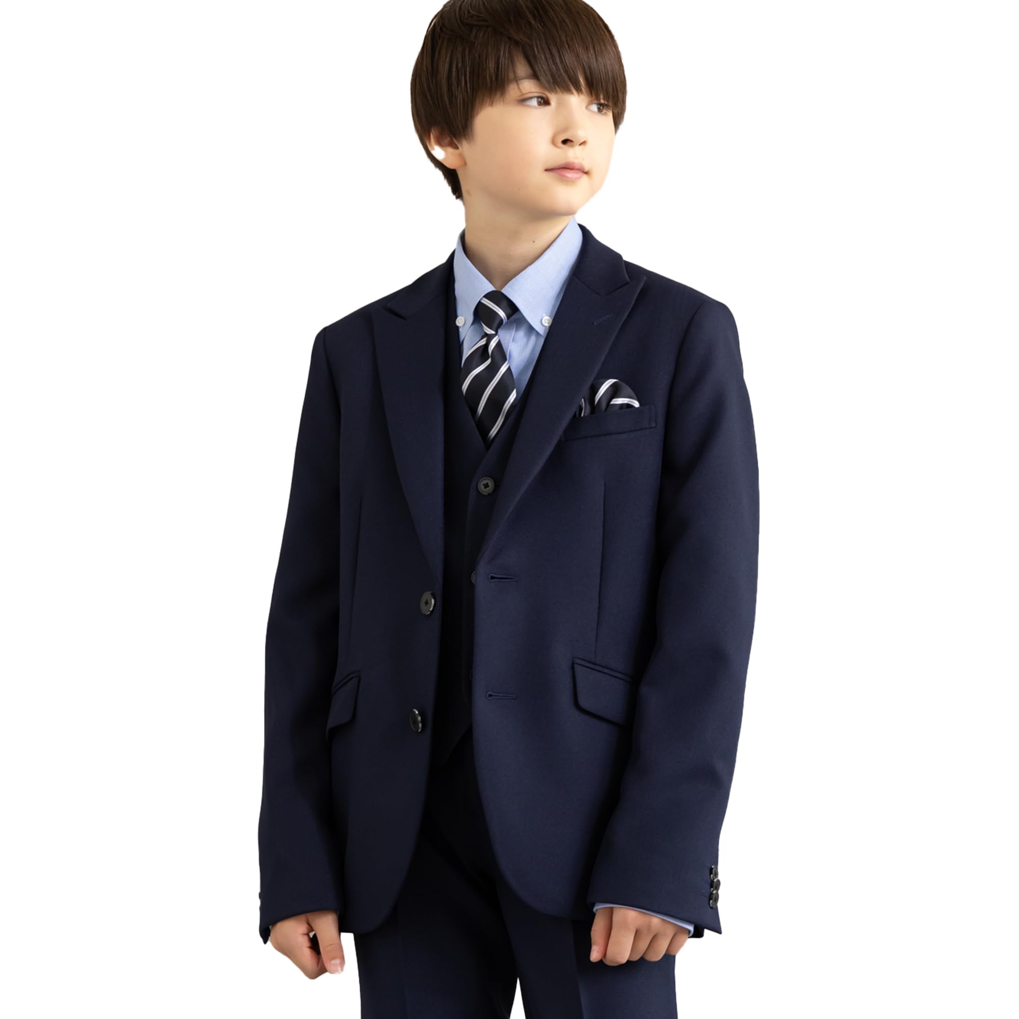 Amazon | WANDER FACTORY スーツ フォーマル 男の子 卒業式 6点セット