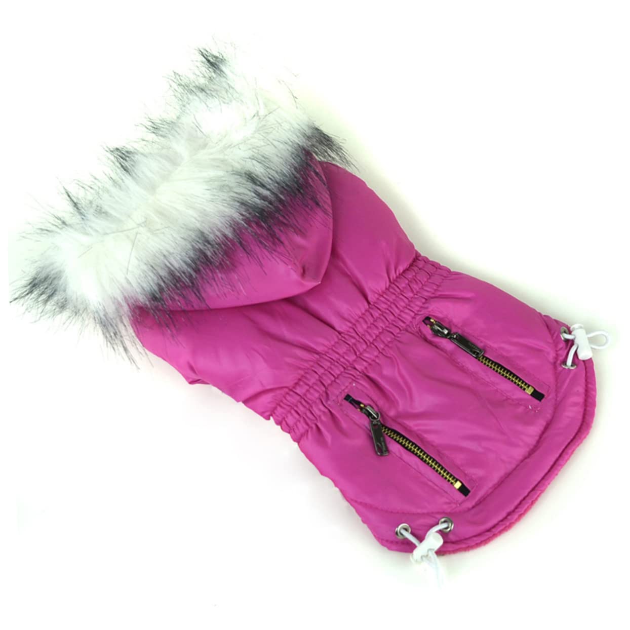 INOOMP 2 Pezzi Cappotto per Cani per Il Freddo Giacca per Cani Abbigliamento per Animali Domestici Mantieni Caldo Abbigliamento con Cerniera Costume per Animali Domestici