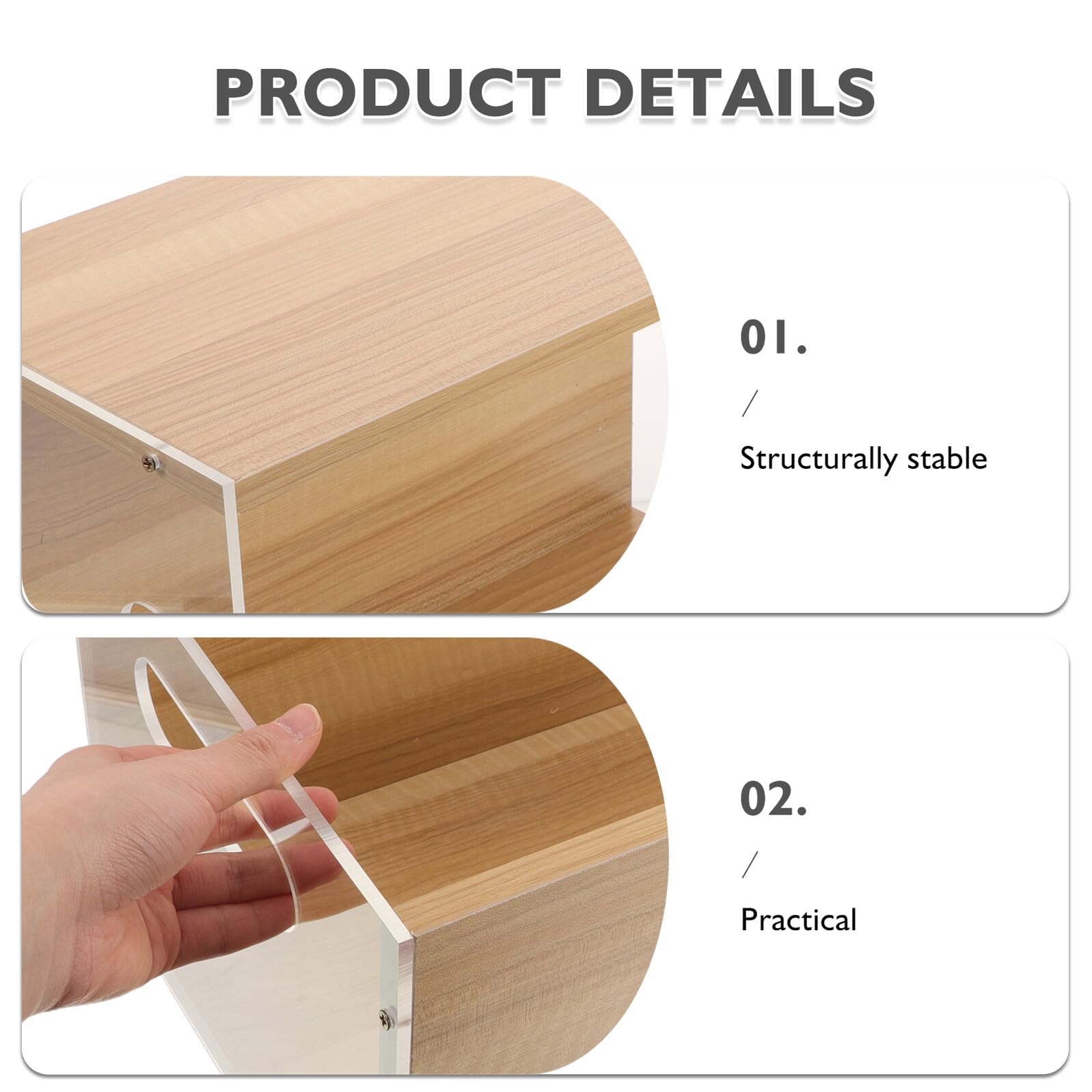 SHINEOFI Rollbare Bücheraufbewahrungsbox 38x25cm mit Griffen Mobiler Organizer für Schulbücher Ordner und Zeitschriften im Schülerzimmer und Klassenzimmer