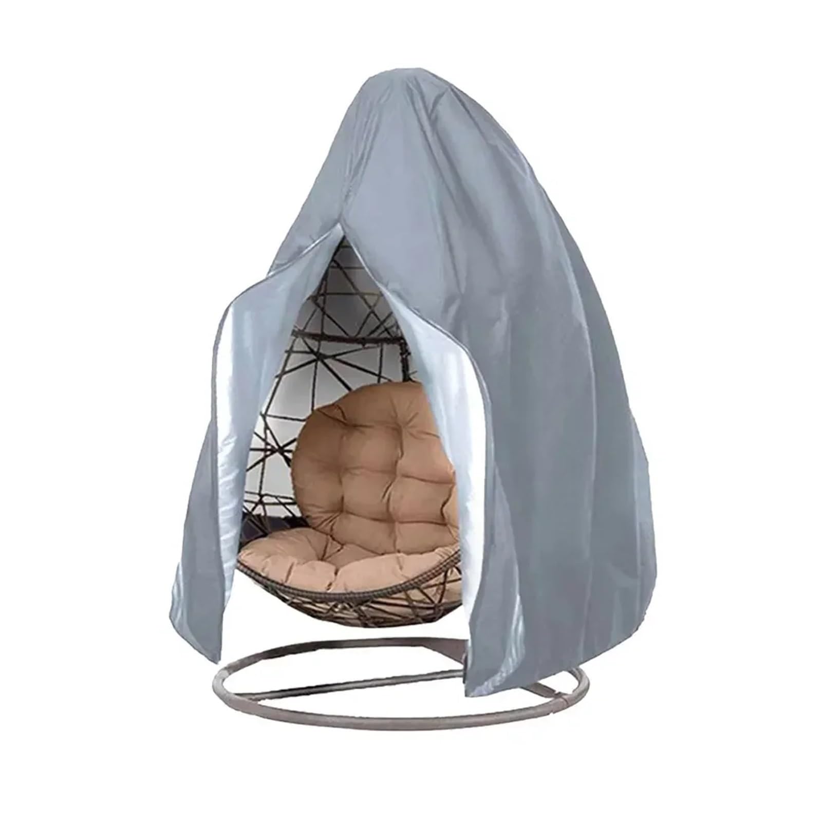 Lsyhhxc Gray 115X190cm Black Patio Chair Cover Egg Swing