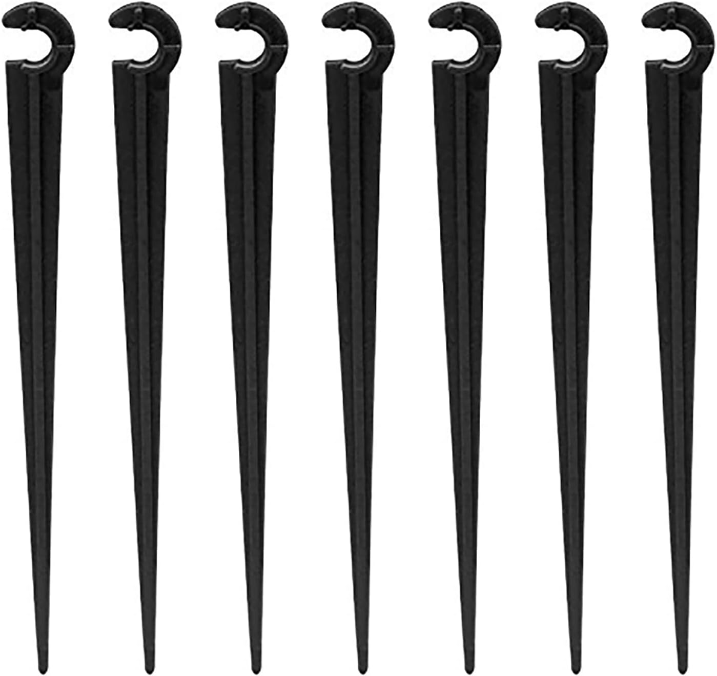 50 Pcs Irrigation Support Stakes for 1/4-Inch Tubing Hose
