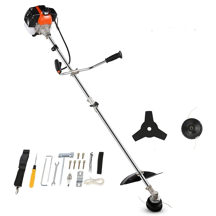 Buy COOCHEER 42.7cc String Trimmers 2in1 Weed Eater Gas Straight