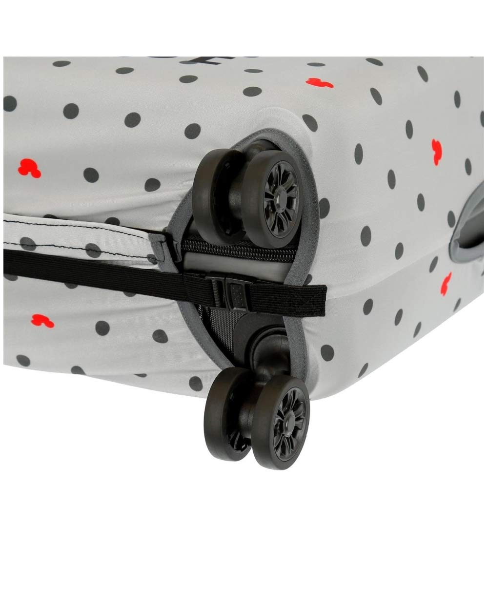 Disney, Mickey Funda para Maleta de Cabina, Niñas, Gris, 26 x 48 x 60 cm