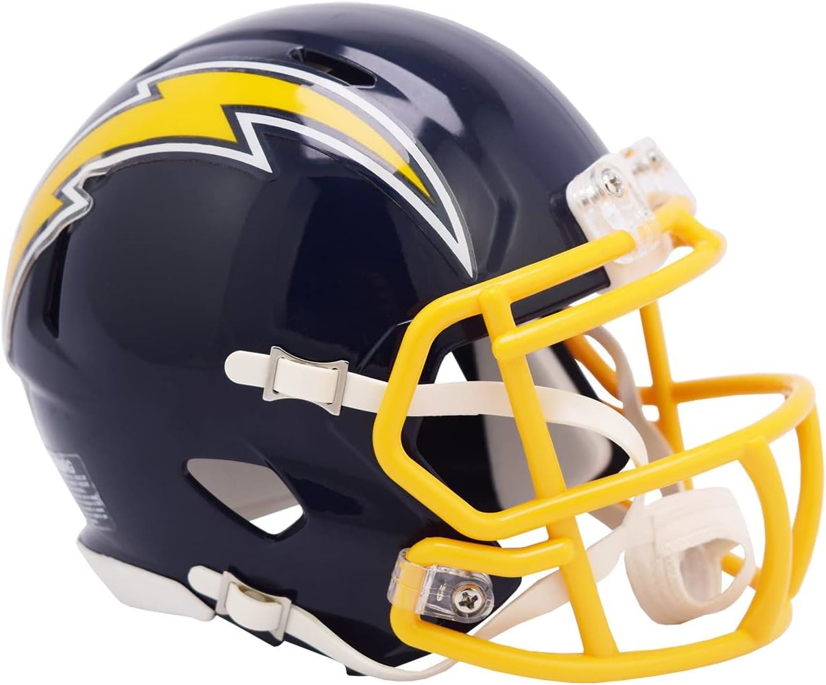 LOS ANGELES CHARGERS 1974-87 THROWBACK SPEED MINI HELMET