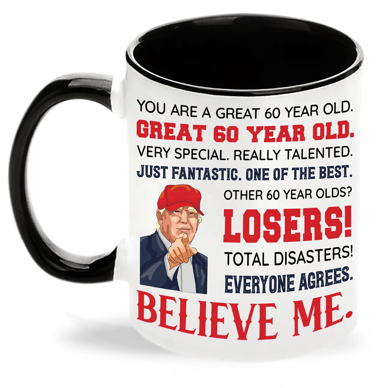 Viberty 60th Birthday Gifts For Men Women, 1964 Birthday Gifts Ideas, 60th Birthday Mugs Funny, 60 Year Old Birthday Gifts For Mom, Dad, Friend, Coworker, Uncle, Grandpa, 60th Ceramic Mug 11oz