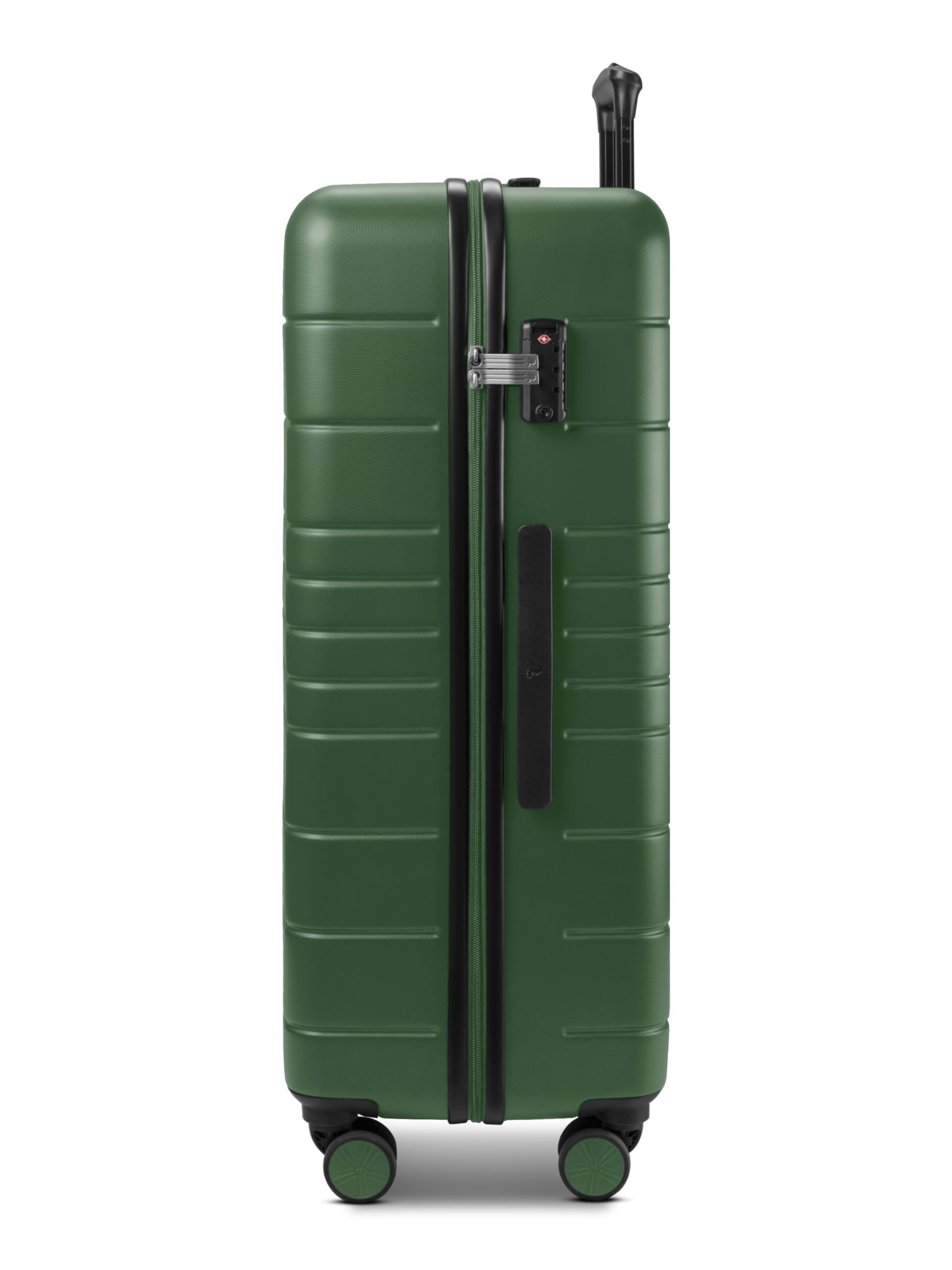 Roncato Koffer-Set 3-teilig für Damen und Herren | Reise-Trolleys 49 x 29 x 77 cm aus hochwertigem, stoßfestem ABS Material | TSA Schloss & Teleskopgriff | Baseliner Serie
