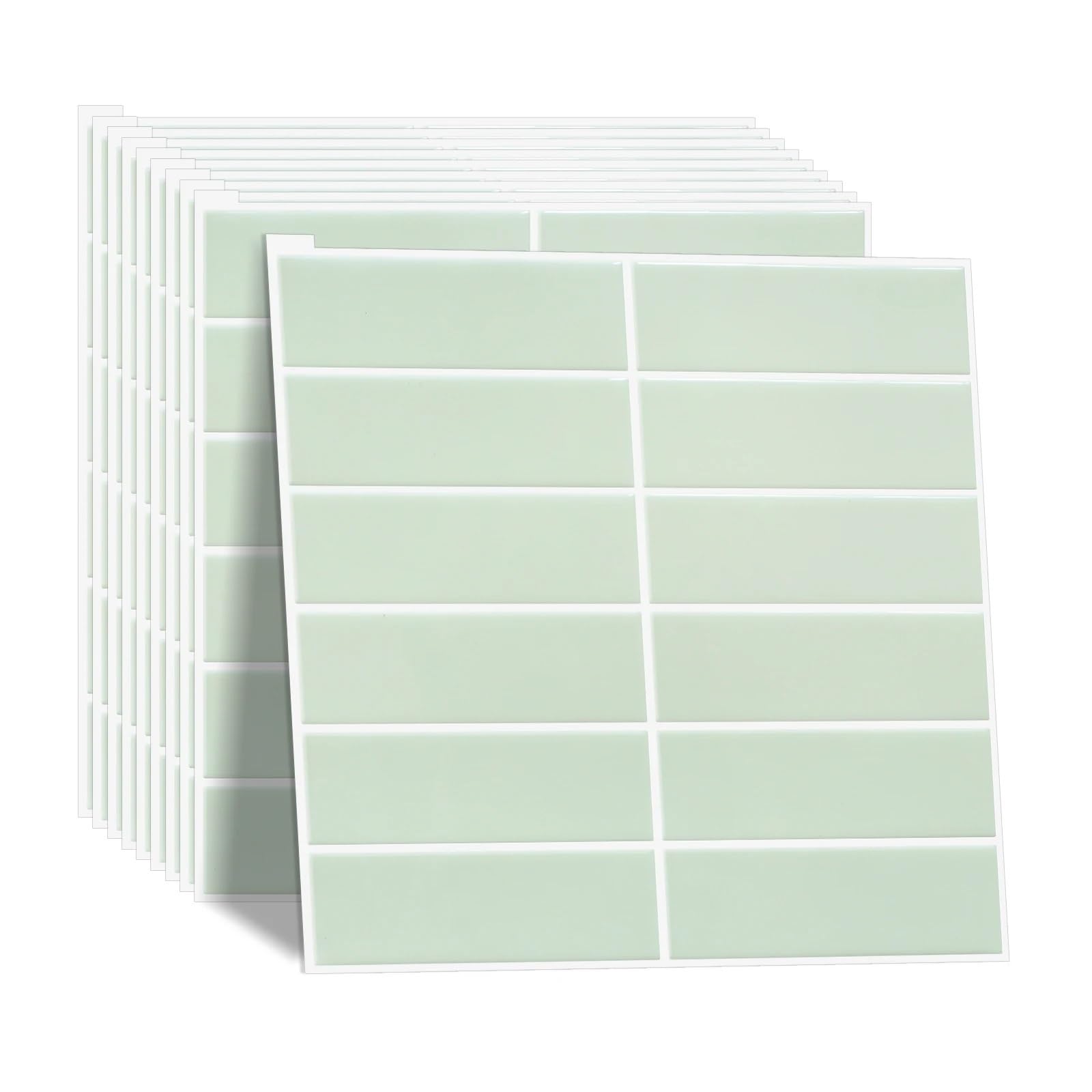 Splashback for Kitchen 5/10sheets The Garage Renovation Self -Sticking Wall Stickers，Peel and Stick Backsplash Subway Tile for Kitchen Bathroom(T80748-10PCS)