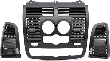 GERRIT LHD RHD Car Left Right Centarl AC Vent Grille Air Outlet Panel Cover Fit For Mercedes Benz Vito Viano W636 W639 2004-2015 Air Conditioners Color Model A 3pcs Set