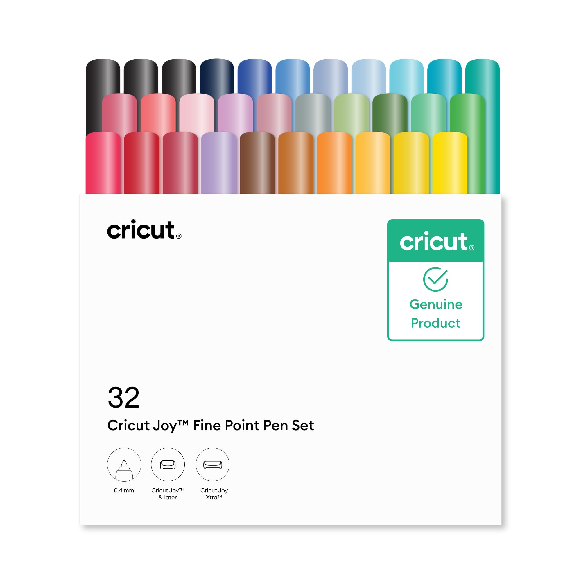 Cricut Joy™ Fine Point Pen Set, 0.4 mm (32 ct)