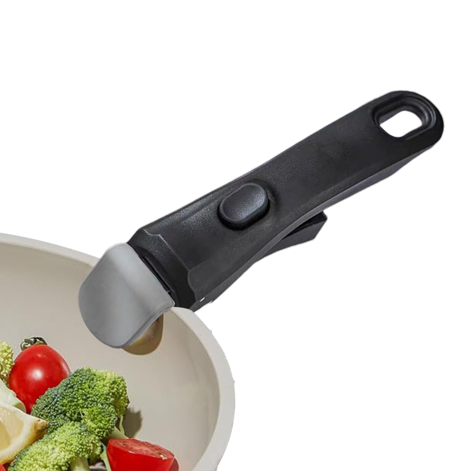 Universal Mango Reemplazo Extraíble Resistente Al Calor | Asa Desmontable Ergónomico Anti Escaldante | Agarre De Repuesto Antideslizante para Ollas Sartenes Woks Platos Cuencos Cocina Hogar Camping — view 7