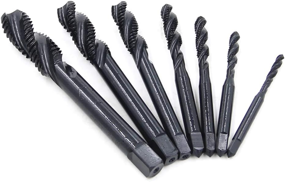 High Speed Steel Nitriding Spiral Flute Tap Set M3M12