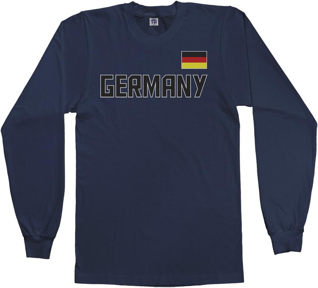 Threadrock Men's Germany National Pride Long Sleeve T-Shirt