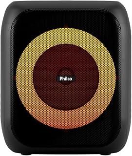 Caixa de som amplificada 380w flash lights philco pcx4800