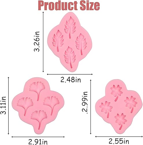 Miniatura 3 de Molde de silicona de flores, molde de flores de abanico de hojas de fondant, molde de hibisco, flor de monstera, hoja de palmera, plumeria, flores,