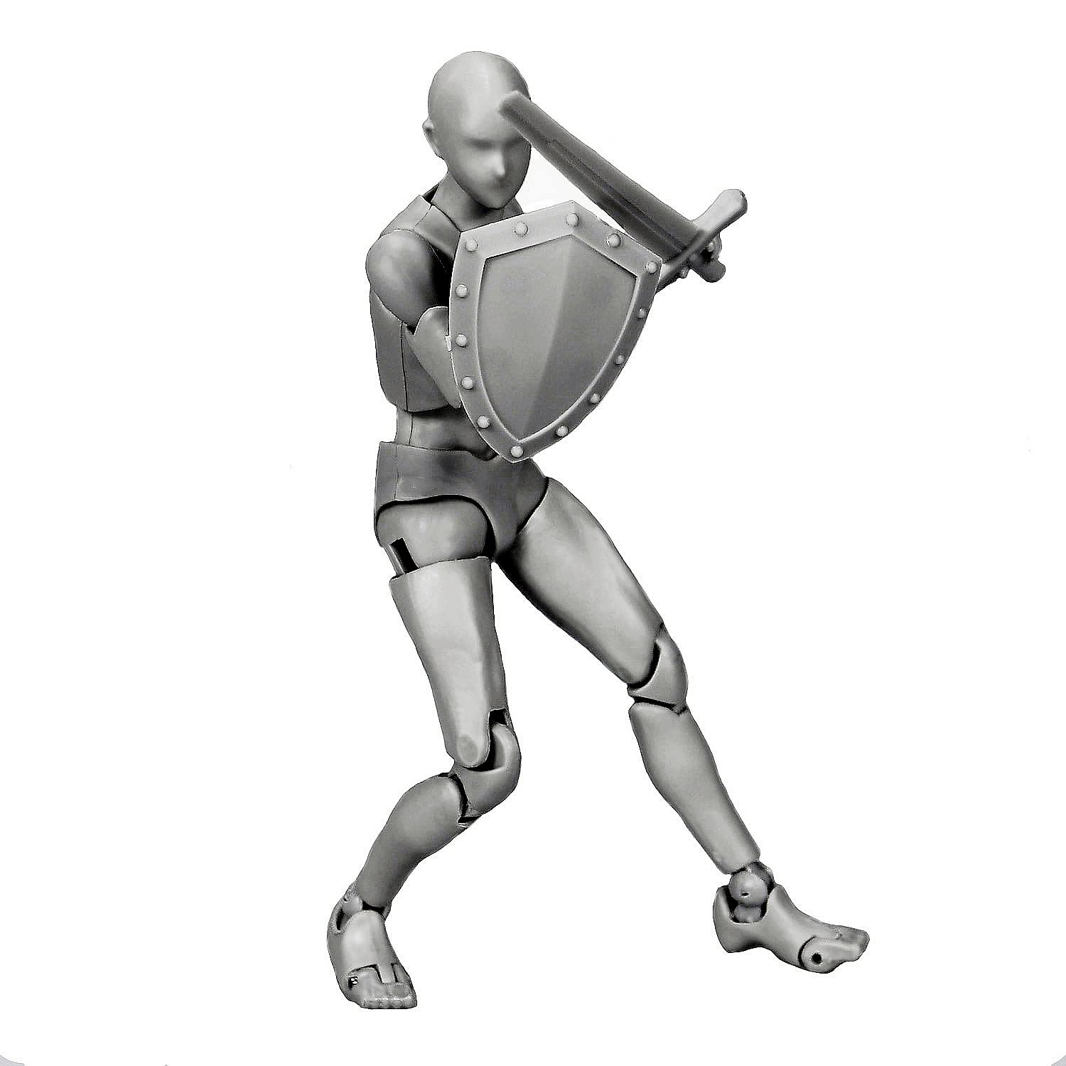 Amazon | デッサン人形，モデル人形 SHF 全身関節調整可能