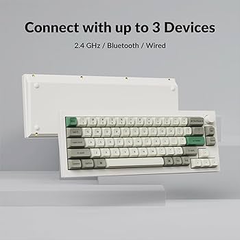 【セール】keychron Q65 MAX white US Keychron Q65 Max QMK Custom Mechanical Keyboard Keychron