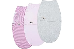 BlusSnail Newborn Receiving Blanket Baby Sleeping Wrap Swaddle Gray