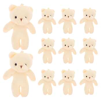 いとわたあめ マスコットぬいぐるみ　2種セット　キーホルダー　くま　　クマ Amazon.co.jp: [EXCEART] 12 個 キー チェーン クマ