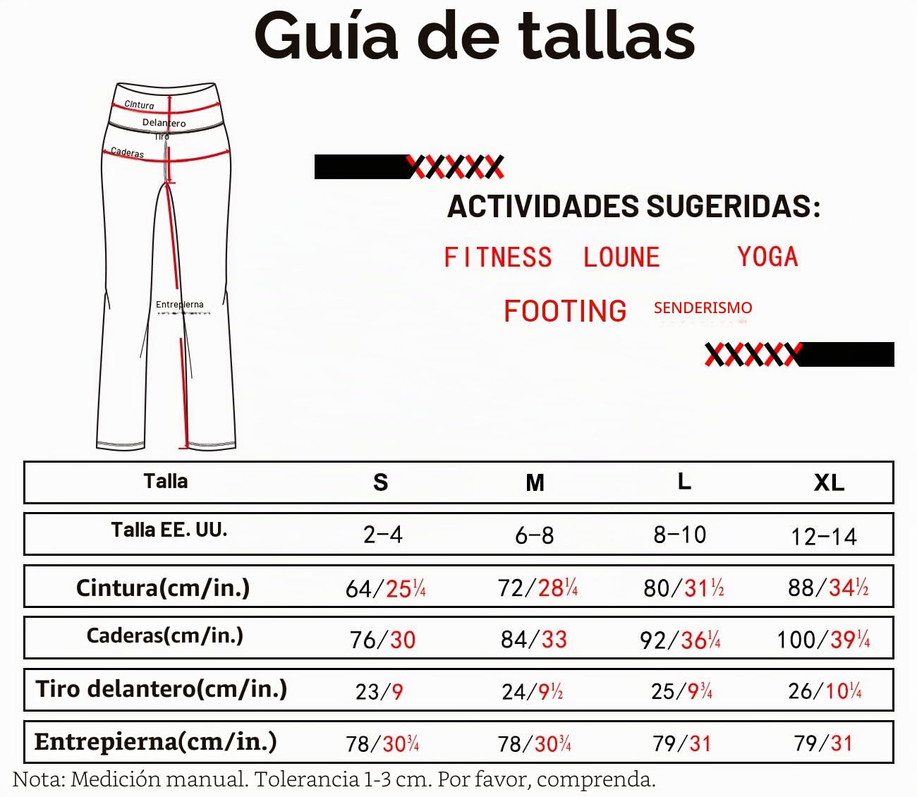 icyzone Pantalones de Yoga Largos para Mujer con Corte Bootcut de Cintura Alta