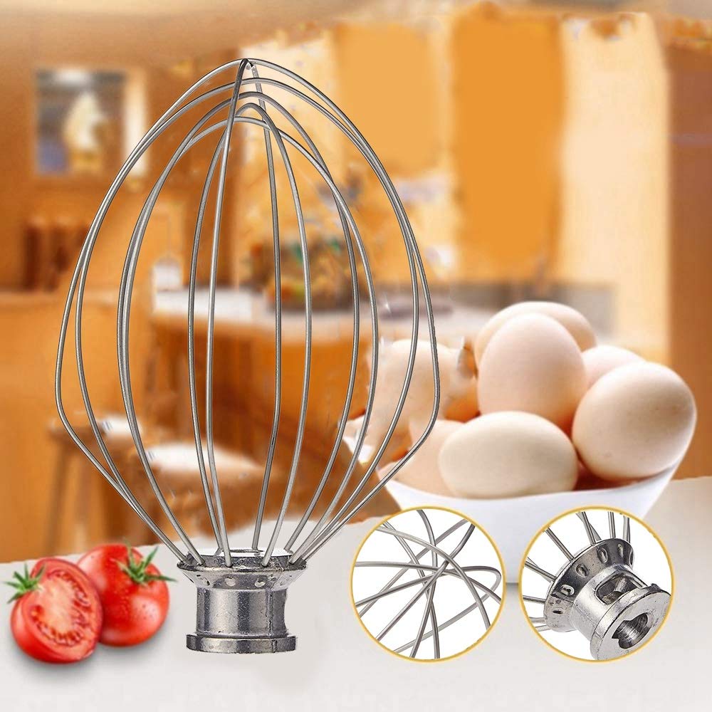 per K5AWW Sostituzione di Frusta per Cucina 5QT 5K5SS 5KPM5 Mollanger per 5 Pinte di Sollevamento Macchine Frusta 2 Pezzi