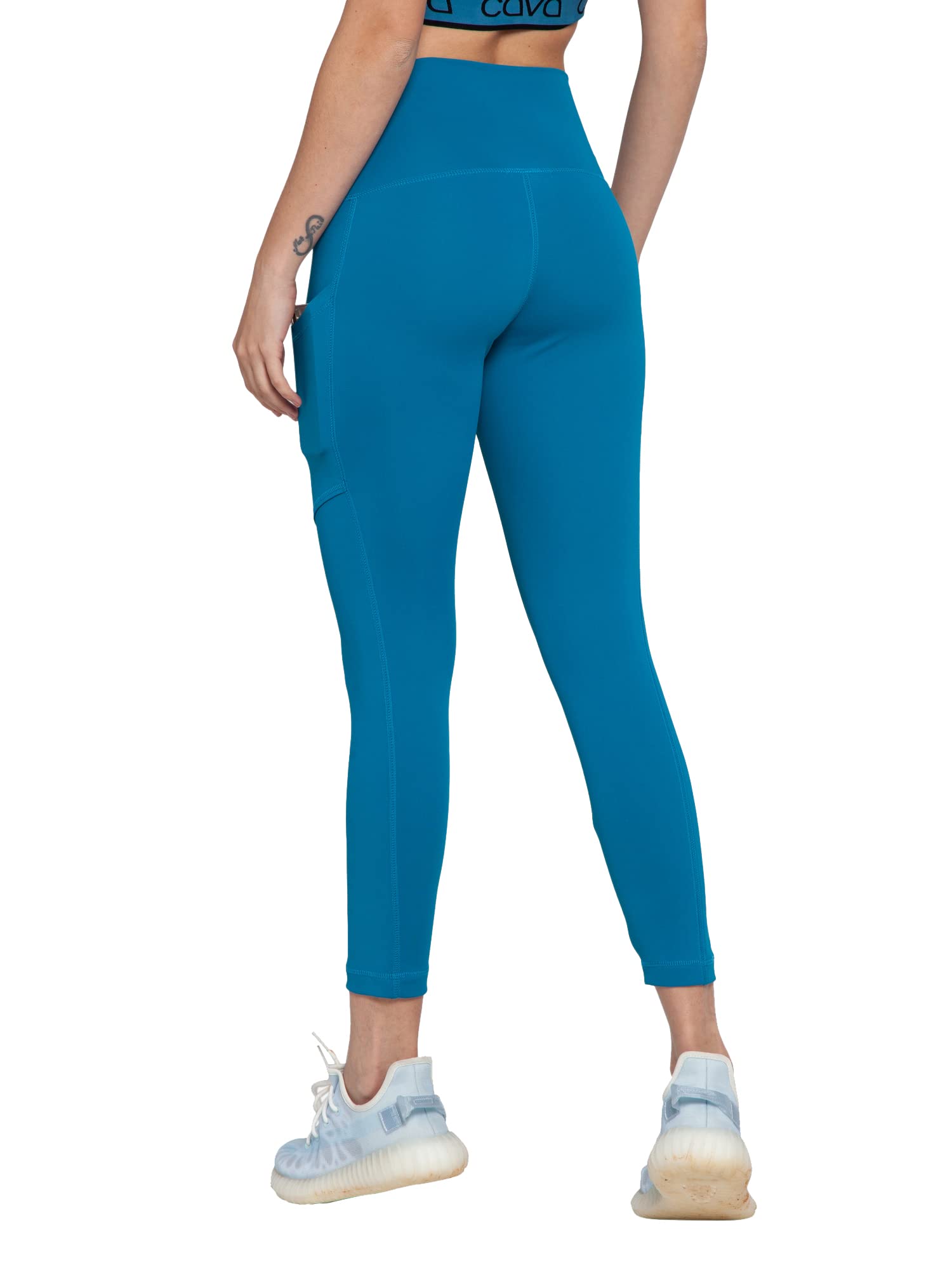 CAVAStylish Comfortable & Long Lasting Leggings for Women, Running, Jogging & Yoga, High-Functional Side Pocket, Elevated Seaming, High Waist Band, Four-Way Stretch Fabric, Women's Leggings