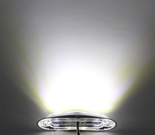 Miniatura 8 de 10 unidades TMH 36 pulgadas sumergibles 4 LED claro lente blanco lateral LED marcador 10  30 V CC luces de marcador de remolque luz de marcador