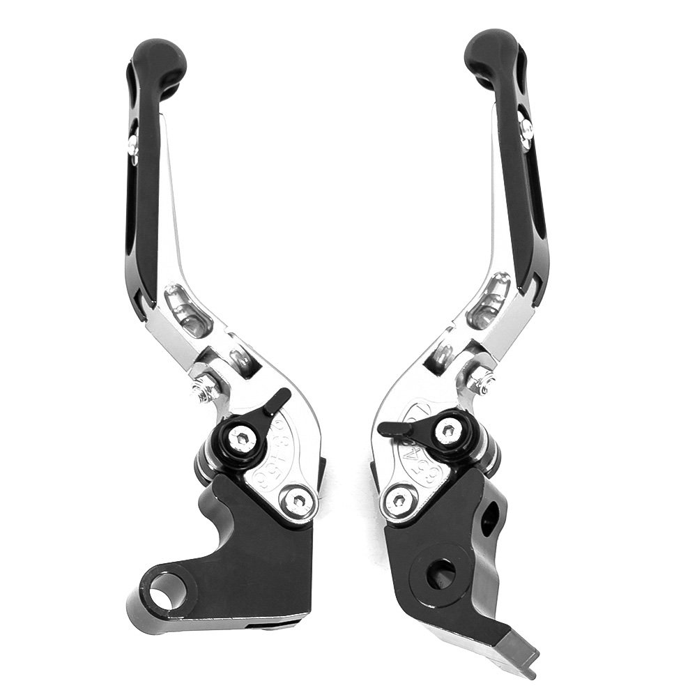 Nawenson Lot De 2 Leviers Embrayage Et Frein Réglables CNC Pour Yamaha YZF R125 2008-2011