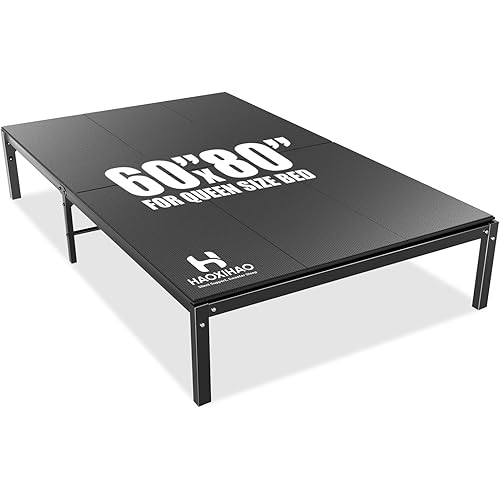 Bunkie Board Queen Size(60x80) - Premium 10mm Hollow Plastic Bunkie Boards for Under Mattress, Heavy-Duty Support, Breathable, Low Profile, Noise Minimizing, Moisture Resistant Foundation