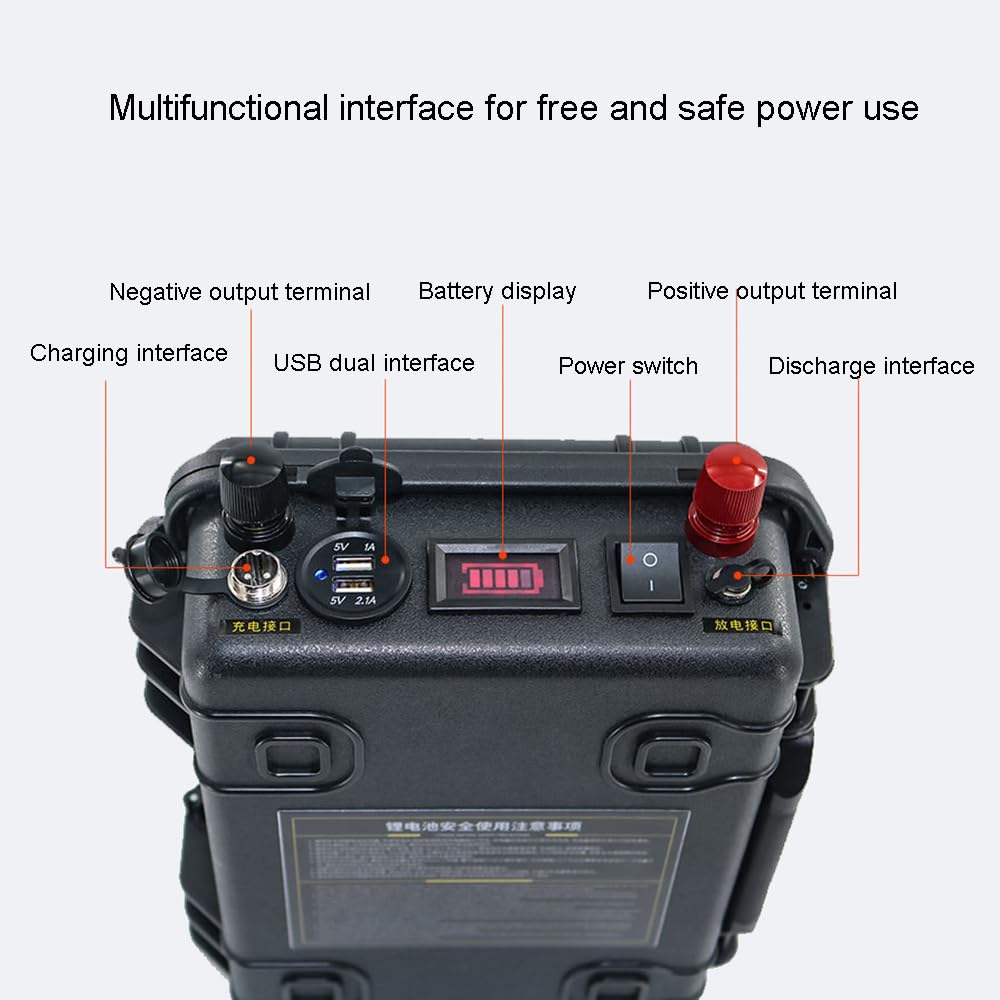 Batteria al Litio Ricaricabile 12V 24V 48V 60Ah 80Ah 100Ah 120Ah 150Ah 200Ah per elica di propulsione Marina di Barche da Pesca.