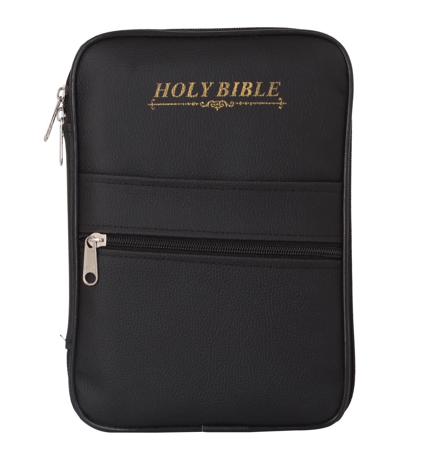 Nipun Enterprises PU Leather Holy Bible Book Cover/Case | Note Book Cover/Case | Available in Different Sizes (Black, 25x3x17 - Regular Size)-image-42